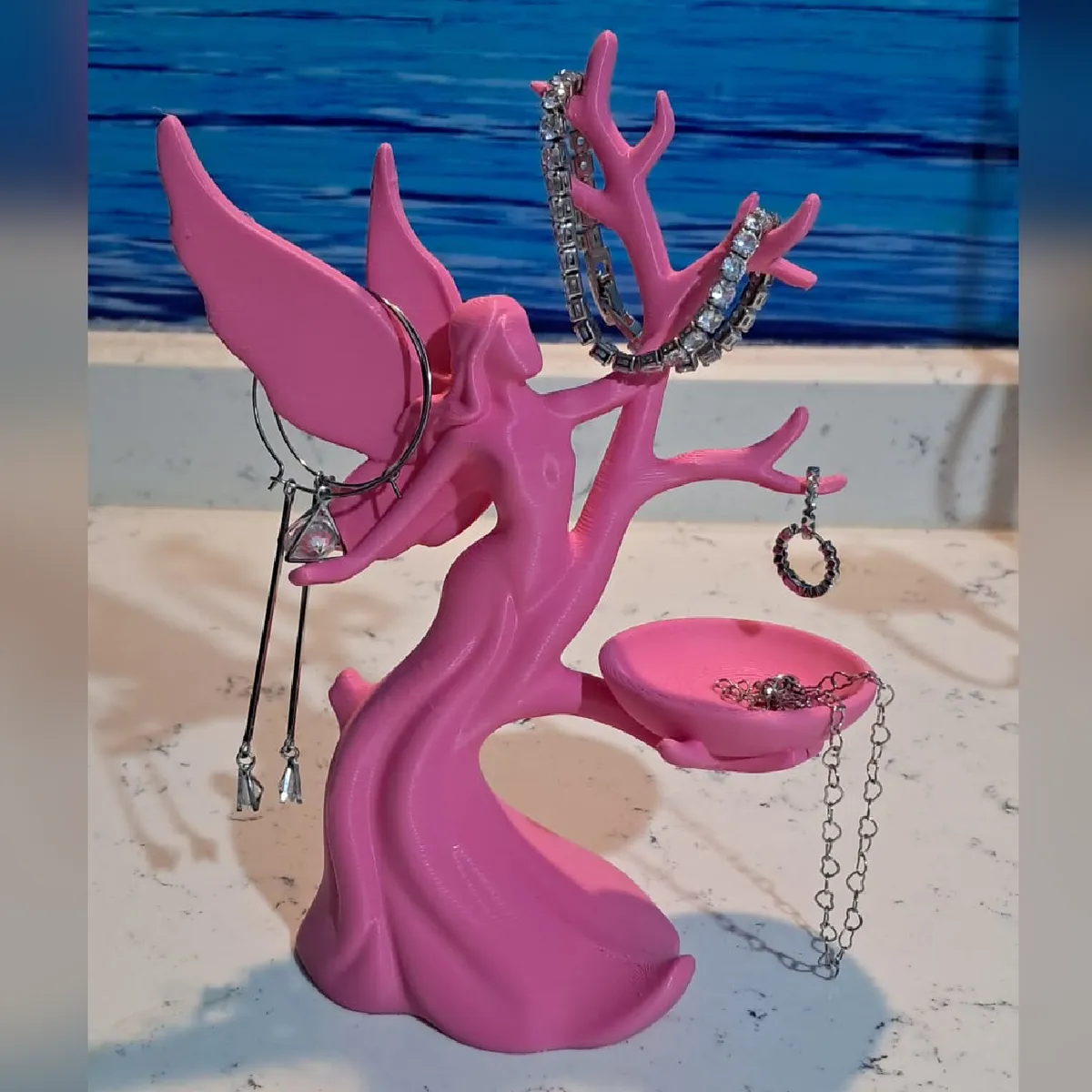 Melek Takı Standı (Pembe)