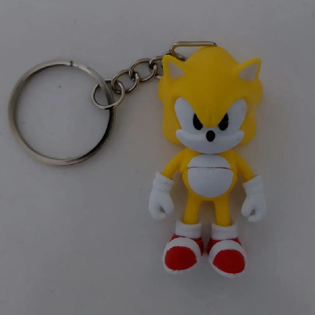 Super Sonic - Anahtarlıklı Oyuncak